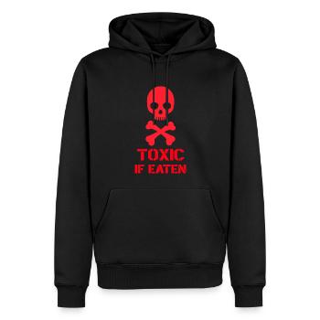 Toxic skull - Men’s Premium Organic Hoodie - black - Front - Nico (187cm)