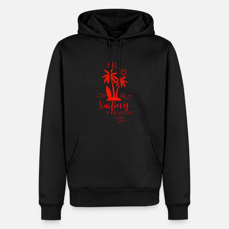 Bali Surf Paradise - Sweat à capuche Premium bio Homme - noir