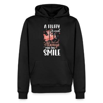Teddybär Kuscheltier Spielzeug Schwanger - Männer Premium Bio Hoodie - Schwarz - Vorne - Nico (187cm)