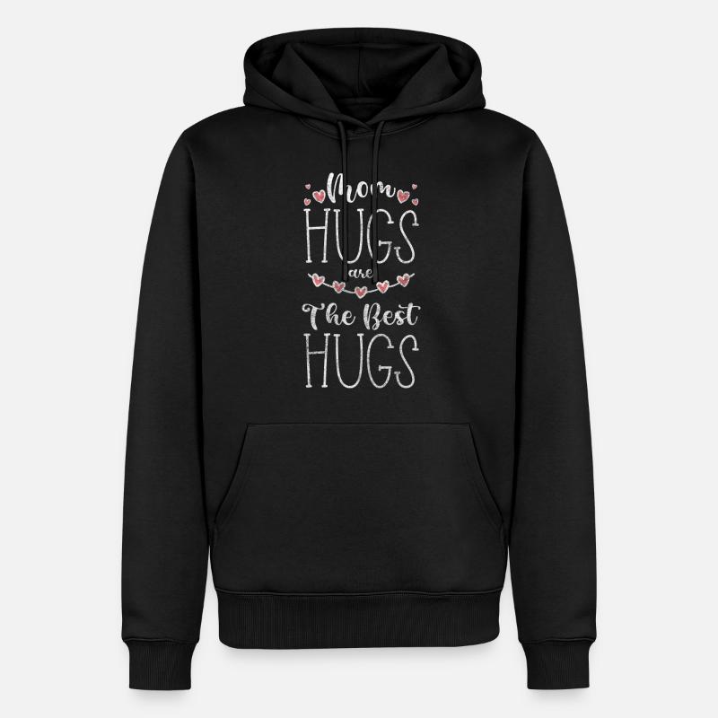 Liebe Partner Kuschelig Süß - Männer Premium Bio Hoodie - Schwarz