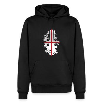 Sardaigne Drapeau Sardaigne Drapeau Sardegna Drapeau - Sweat à capuche Premium bio Homme - noir - Devant - Nico (187cm)