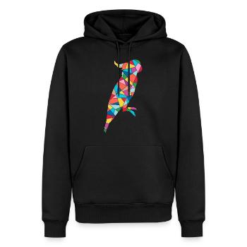 Kakadu Gelbhaubenkakadu Sittich Kinder Papagei - Männer Premium Bio Hoodie - Schwarz - Vorne - Nico (187cm)