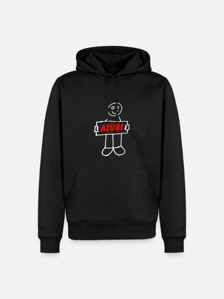 AZUBI - Männer Premium Bio Hoodie - Schwarz