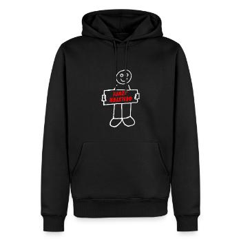 geilster Azubi - Männer Premium Bio Hoodie - Schwarz - Vorne - Nico (187cm)