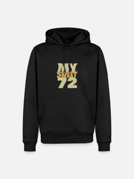 Birthday 72 - Men’s Premium Organic Hoodie - black