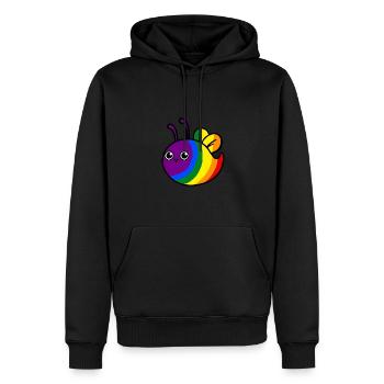 Schwule Biene LGBT Gay Pride - Männer Premium Bio Hoodie - Schwarz - Vorne - Nico (187cm)