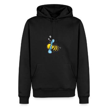 Cadeau Bee Sweet Beekeeper - Sweat à capuche Premium bio Homme - noir - Devant - Nico (187cm)