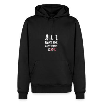 Arrêtez cette chanson Sarcastic Person Gesche - Sweat à capuche Premium bio Homme - noir - Devant - Nico (187cm)