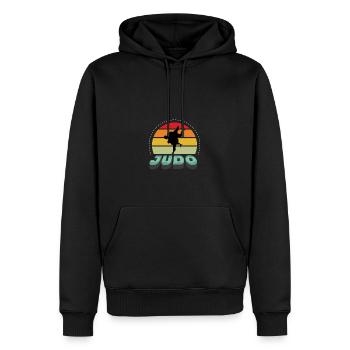 Judosportarten Wettbewerbsfähige Person Gift - Männer Premium Bio Hoodie - Schwarz - Vorne - Nico (187cm)