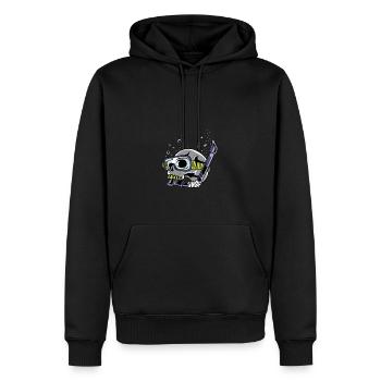 Skull Diving Cave Diver Poison - Men’s Premium Organic Hoodie - black - Front - Nico (187cm)