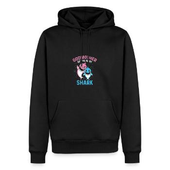 Hai-Mutter Schutzperson Gift - Männer Premium Bio Hoodie - Schwarz - Vorne - Nico (187cm)
