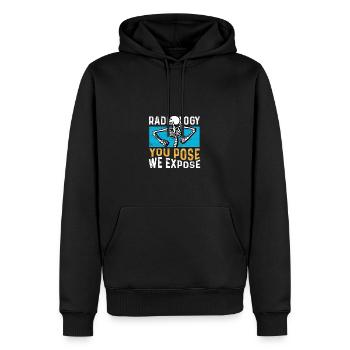 We put poison from Ob-Gynem - Men’s Premium Organic Hoodie - black - Front - Nico (187cm)