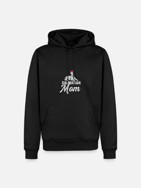 Dalmatinische Mutter Hundeltern Gift - Männer Premium Bio Hoodie - Schwarz