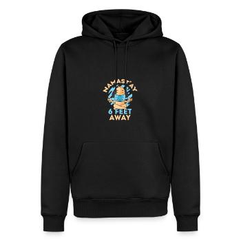6 Fuß entfernt Joker oder lustig Gift - Männer Premium Bio Hoodie - Schwarz - Vorne - Nico (187cm)