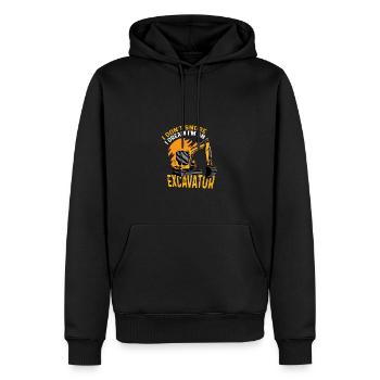 Ich schnarche nicht Fabrik Arbeiter Gift - Männer Premium Bio Hoodie - Schwarz - Vorne - Nico (187cm)