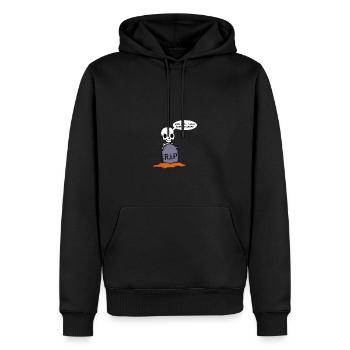 Pet Dog Drôle d’amoureux des chiens. Cadeau - Sweat à capuche Premium bio Homme - noir - Devant - Nico (187cm)