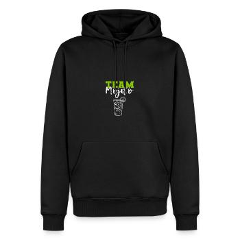 Team Mojito Partygoer Cadeau - Sweat à capuche Premium bio Homme - noir - Devant - Nico (187cm)