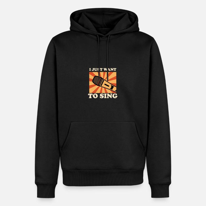 Chantera l’artiste poison - Sweat à capuche Premium bio Homme - noir