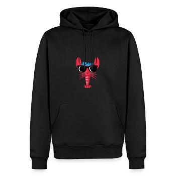 Cool Hummer Gourmet Cadeau - Sweat à capuche Premium bio Homme - noir - Devant - Nico (187cm)
