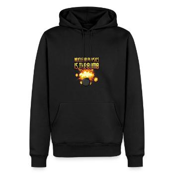 Nuclear physics Scientist or instructor poison - Men’s Premium Organic Hoodie - black - Front - Nico (187cm)
