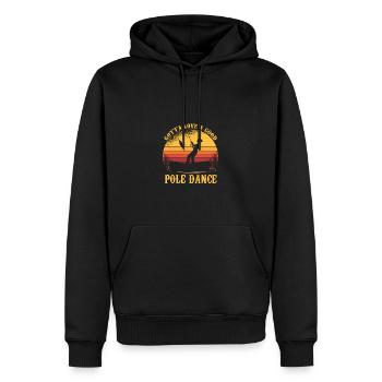 Lustige Fischerei Liebesstabentanz Delesseer Fisch - Männer Premium Bio Hoodie - Schwarz - Vorne - Nico (187cm)