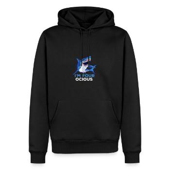 Hai Boys Kids 4th Bday - Men’s Premium Organic Hoodie - black - Front - Nico (187cm)