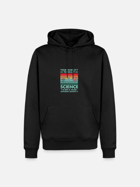 Destgiertes retro your inability to - Men’s Premium Organic Hoodie - black