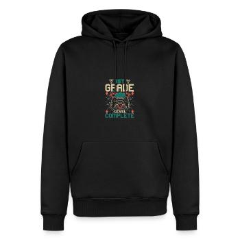 Achèvement de la classe de joueur de 1ère classe complète de 2022 - Sweat à capuche Premium bio Homme - noir - Devant - Nico (187cm)