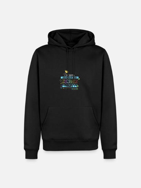 Officially completed kindergarten -graduation class - Men’s Premium Organic Hoodie - black