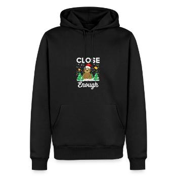 Assez proche Sloth Christmas Santa Sloth Christmas - Sweat à capuche Premium bio Homme - noir - Devant - Nico (187cm)