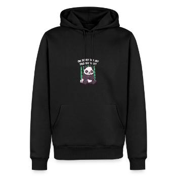 Oh, sorry, my face has this funny - Men’s Premium Organic Hoodie - black - Front - Nico (187cm)