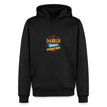 It's a Daniels thing funny surname Humor F - Men’s Premium Organic Hoodie - black - Front - Nico (187cm)