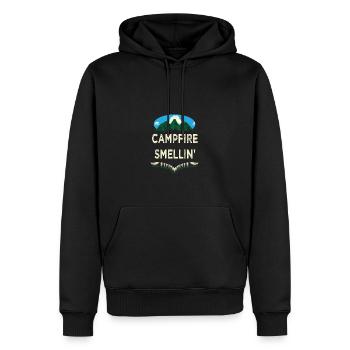 Lagerfeuergeruch Camping Sommer Camper Tropical Fa - Männer Premium Bio Hoodie - Schwarz - Vorne - Nico (187cm)