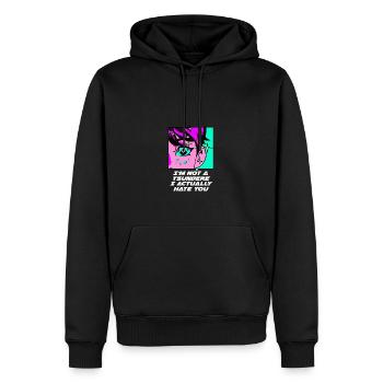 Kein Tsundere I Japan Anime Funny Manga Humor tats - Männer Premium Bio Hoodie - Schwarz - Vorne - Nico (187cm)