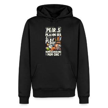 Sip Back Relax and Spice It Up Margarita Mode On - Männer Premium Bio Hoodie - Schwarz - Vorne - Nico (187cm)
