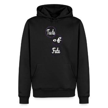 culinary craftsmanship embracing destiny - Männer Premium Bio Hoodie - Schwarz - Vorne - Nico (187cm)