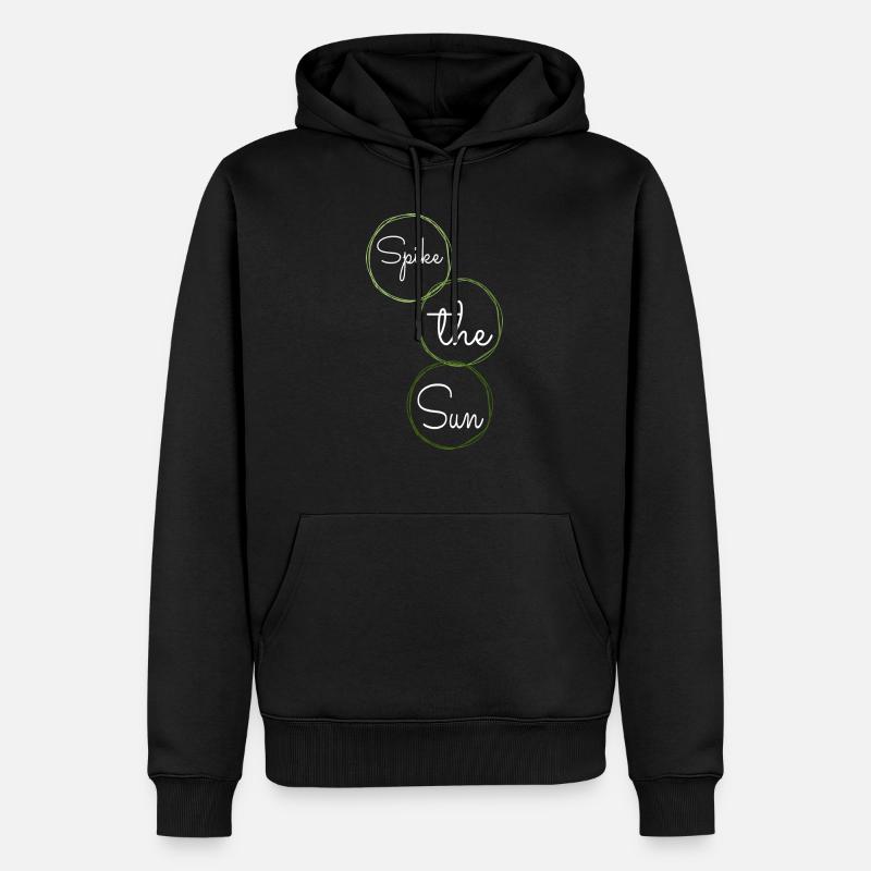 beach volleyball rules jokes - Männer Premium Bio Hoodie - Schwarz