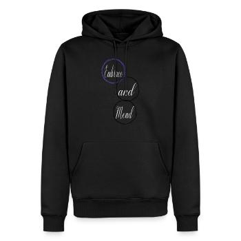 statement support joke geek birthday present - Männer Premium Bio Hoodie - Schwarz - Vorne - Nico (187cm)