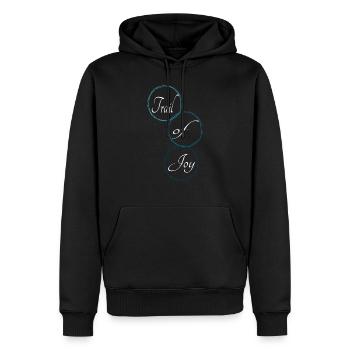 mountain biking destinations ultimate bliss joke - Männer Premium Bio Hoodie - Schwarz - Vorne - Nico (187cm)