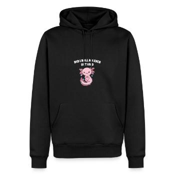 Ai-je sorti mes yeux du snob sarcastique bruyant - Sweat à capuche Premium bio Homme - noir - Devant - Nico (187cm)