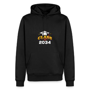Klasse von 2034 Funny Zitat Pre-K Graduate Vorschu - Männer Premium Bio Hoodie - Schwarz - Vorne - Nico (187cm)