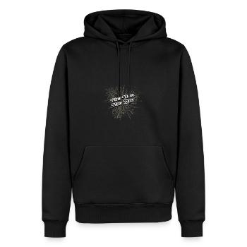 Neujahr Neues Essen Food Happy New Year Foodie Nye - Men’s Premium Organic Hoodie - black - Front - Nico (187cm)