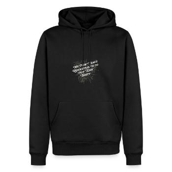 Resolution is it, not thirty funny happy - Men’s Premium Organic Hoodie - black - Front - Nico (187cm)