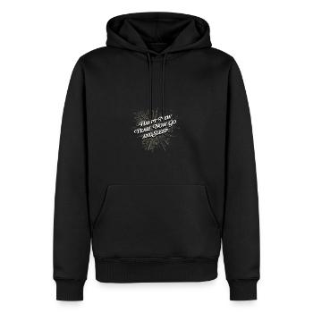 Frohes Neues Jahr jetzt gehen Sie und schlafen Sie - Männer Premium Bio Hoodie - Schwarz - Vorne - Nico (187cm)