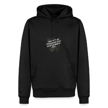 Frohes neues, was auch immer was auch immer es ver - Männer Premium Bio Hoodie - Schwarz - Vorne - Nico (187cm)