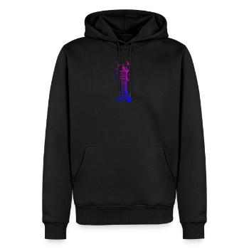 Queen Chess Game Schachspiel - Männer Premium Bio Hoodie - Schwarz - Vorne - Nico (187cm)