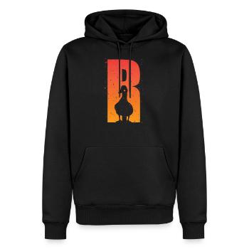 Rente Rentner Lustiges Geschenk - Männer Premium Bio Hoodie - Schwarz - Vorne - Nico (187cm)
