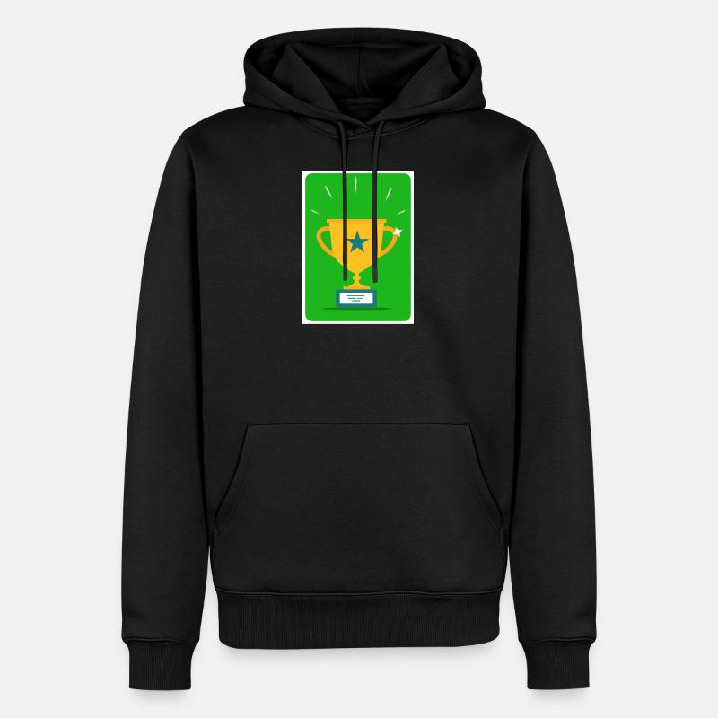 tasse - Sweat à capuche Premium bio Homme - noir