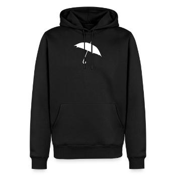 umbrella - Men’s Premium Organic Hoodie - black - Front - Nico (187cm)