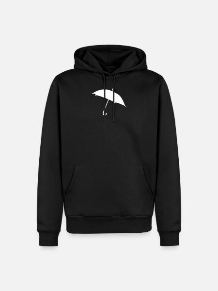 umbrella - Men’s Premium Organic Hoodie - black